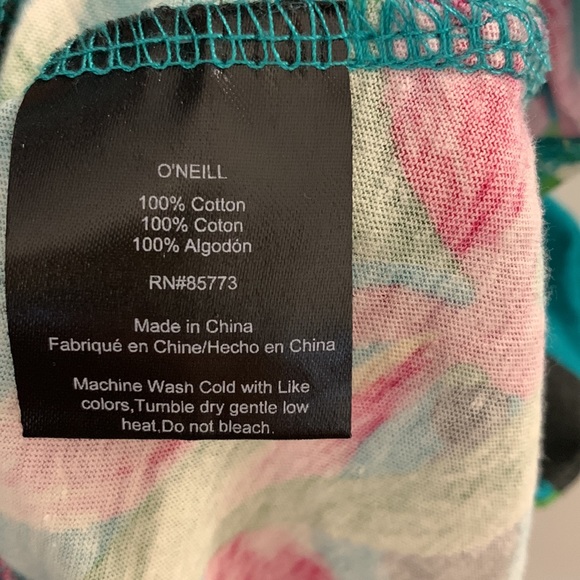 Green and Pink Floral Dress - Picture 4 of 4